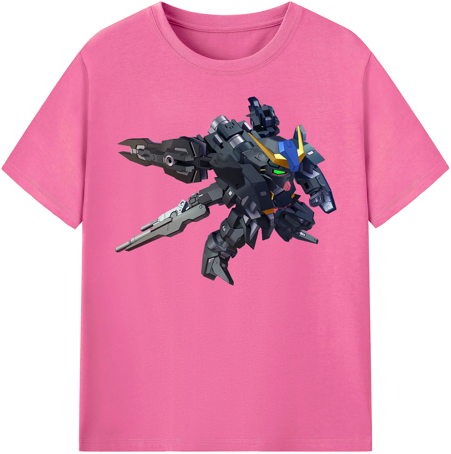 （画像用） 機動戦士ガンダム Mobile Suit Gundam レディースカジュアルプリントTシャツ（綿100％）